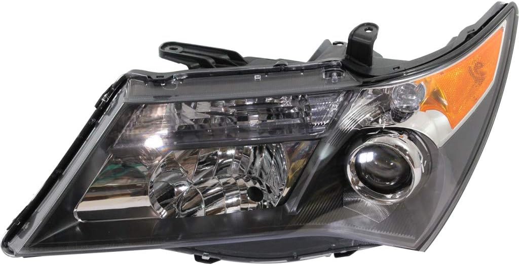2007 2008 2009 Acura MDX Headlight Assembly Passenger HID Type Black Housing B175258