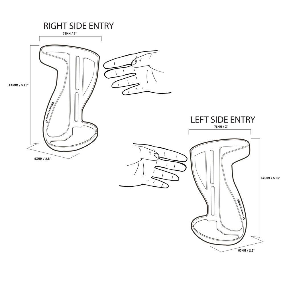 Grey Side-Entry Bottle Cage K8691