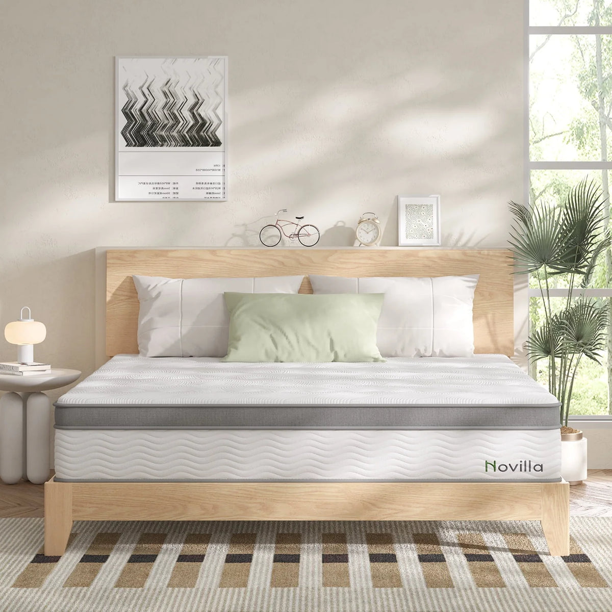 10 Memory Foam Pocket Spring Hybrid Mattress X726525