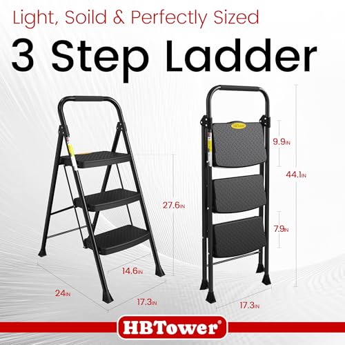 Heavy Duty 3 Step Folding Step Ladder D3460