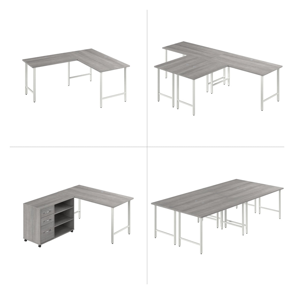 60W x 30D Computer Desk in Platinum Gray T53743