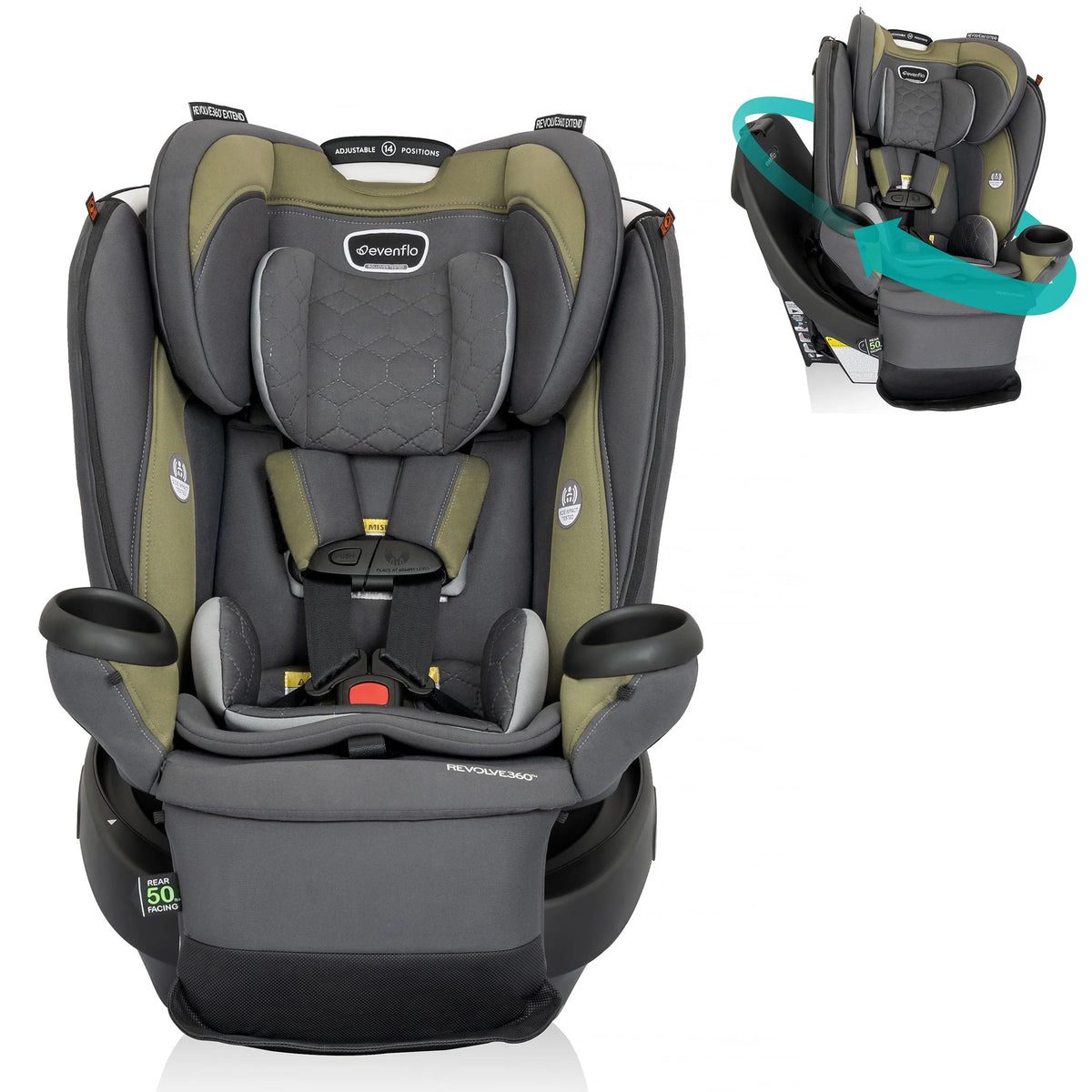 Rotational Car Seat with Quick Clean Cover I273