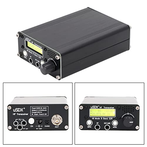 8 Band Radio Transceiver HF SSB QRP Shortwave CW AM FM with BNC Antenna Connector C712