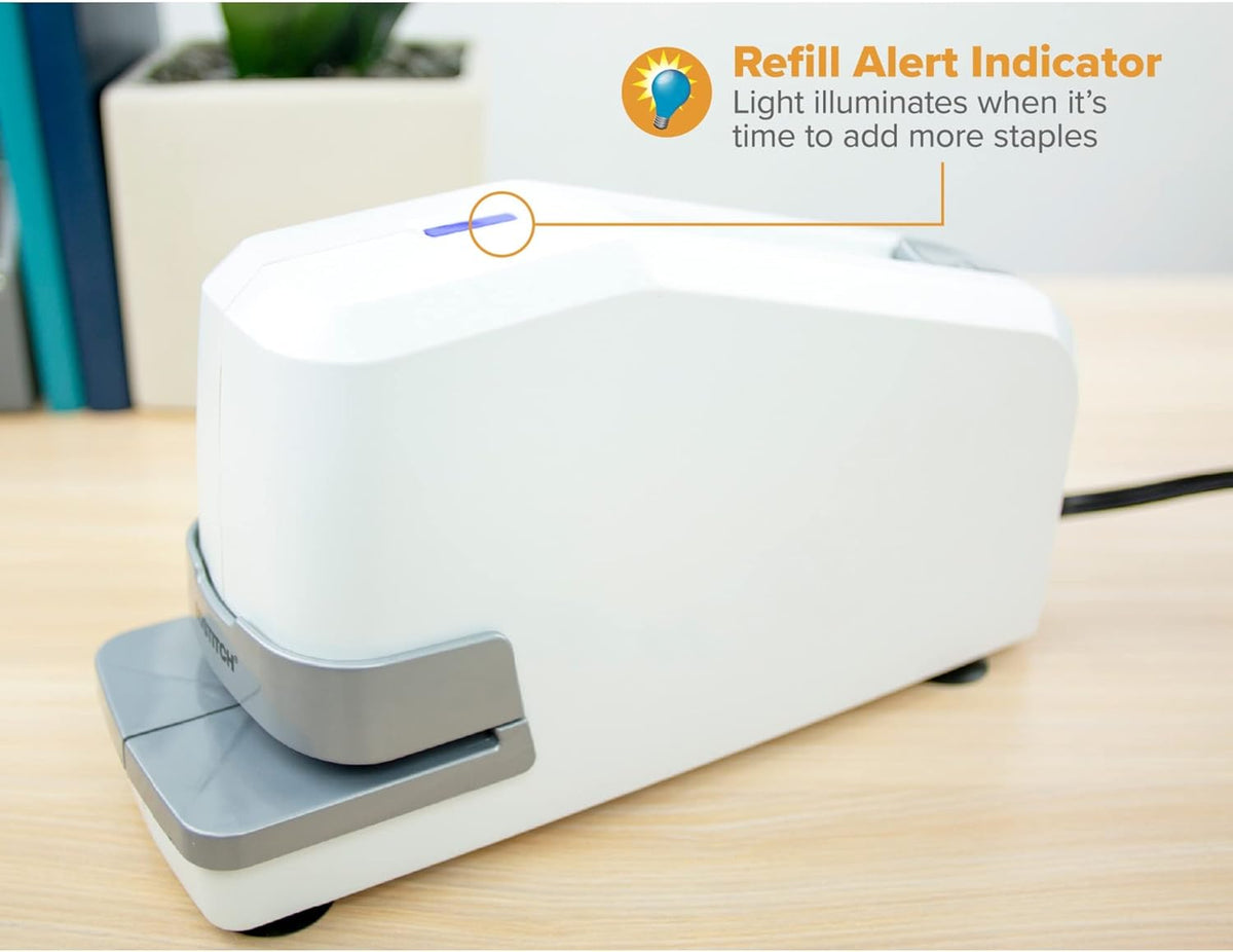 White Electric Stapler C302