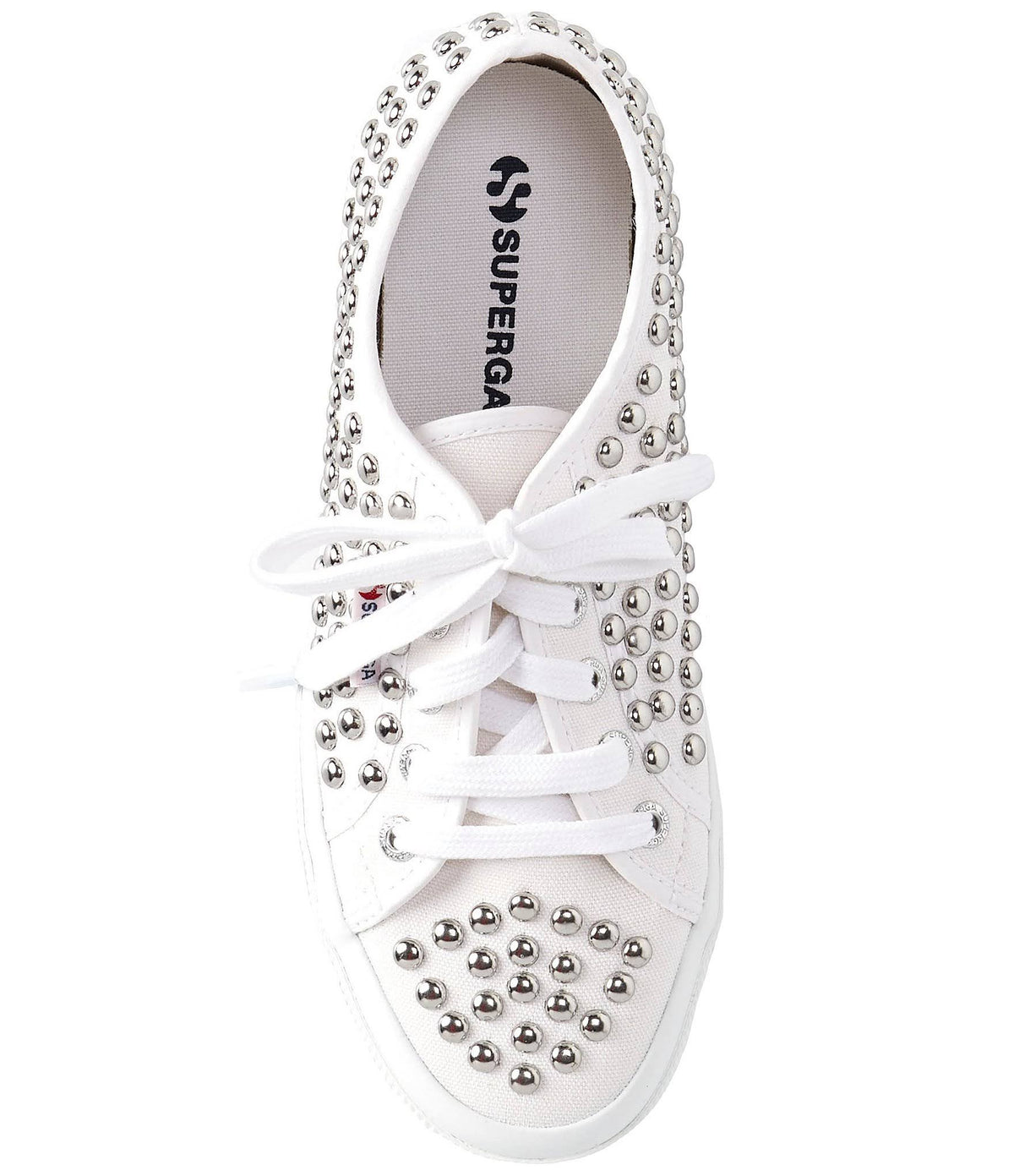 White Studs Sneakers C204