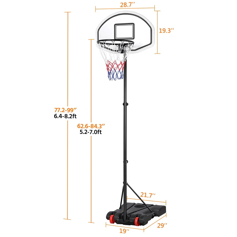 Height Adjustable Basketball Hoop System O439