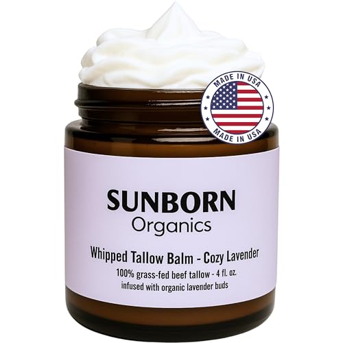 Unscented Organic Grass-Fed Beef Tallow Balm V930