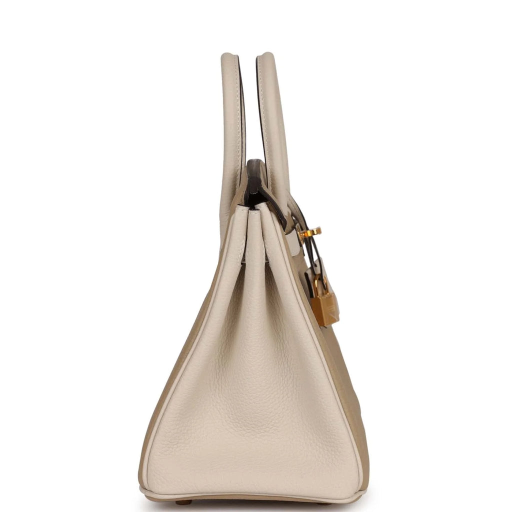 Trench and Beton Togo Leather Bag Z30775