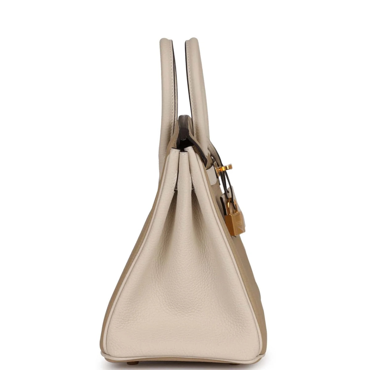 Trench and Beton Togo Leather Bag Z30775