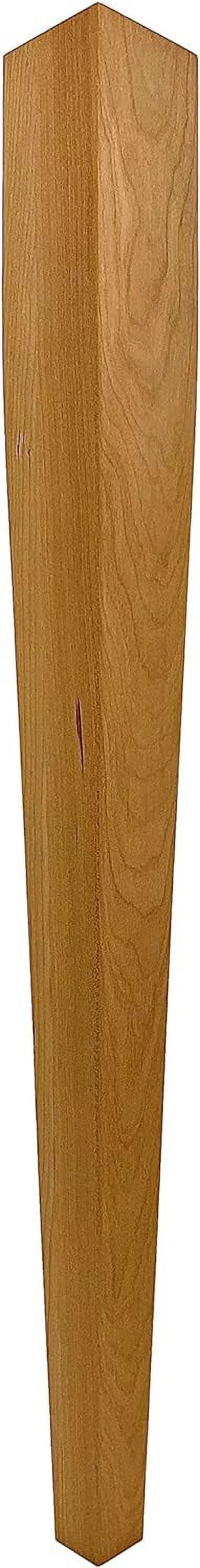 Unfinished Cherry Wood Dining Table Leg V4507
