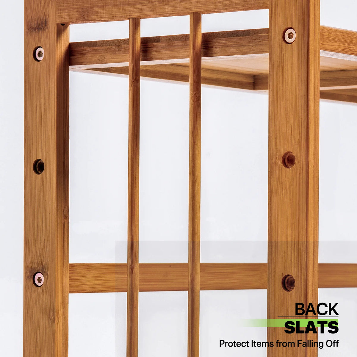 Bamboo 5 Shelves Adjustable Bookcase M79304