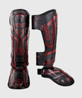 Black/Red Large Shin Guards E706126