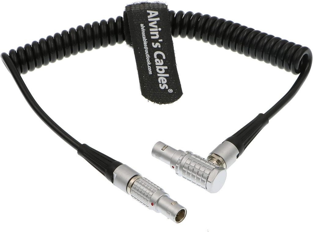 5 Pin Male to 5pin Timecode Coiled Cable Pack of 2 A171039
