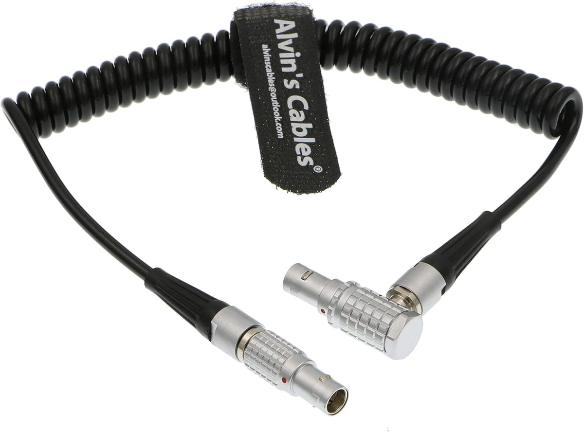 5 Pin Male to 5pin Timecode Coiled Cable Pack of 2 A171039