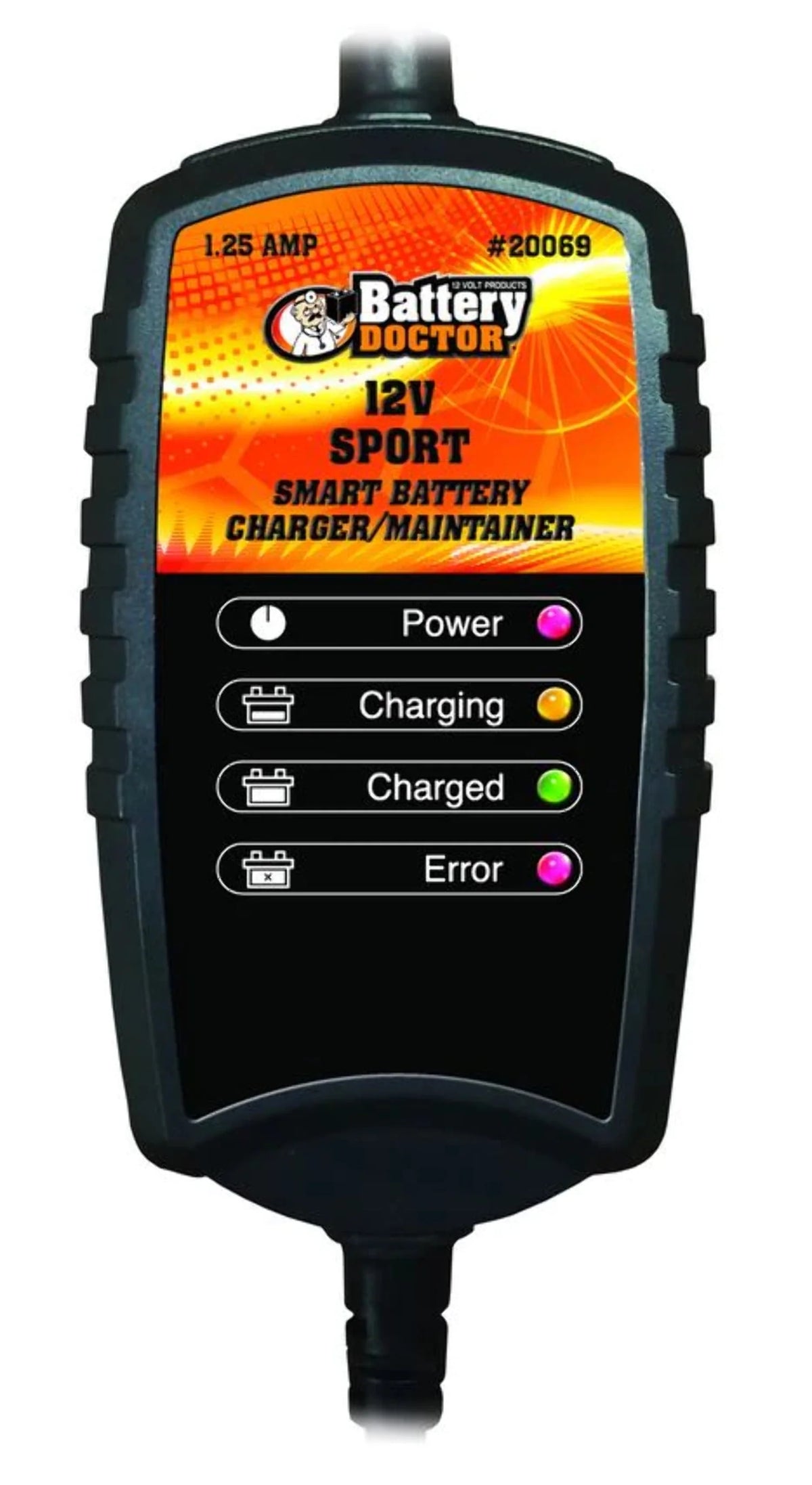 12V 1.25 AMP Smart Automatic Battery Charger and Maintainer G841