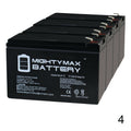 12V 9Ah SLA Replacement Battery 4 Pack K81197