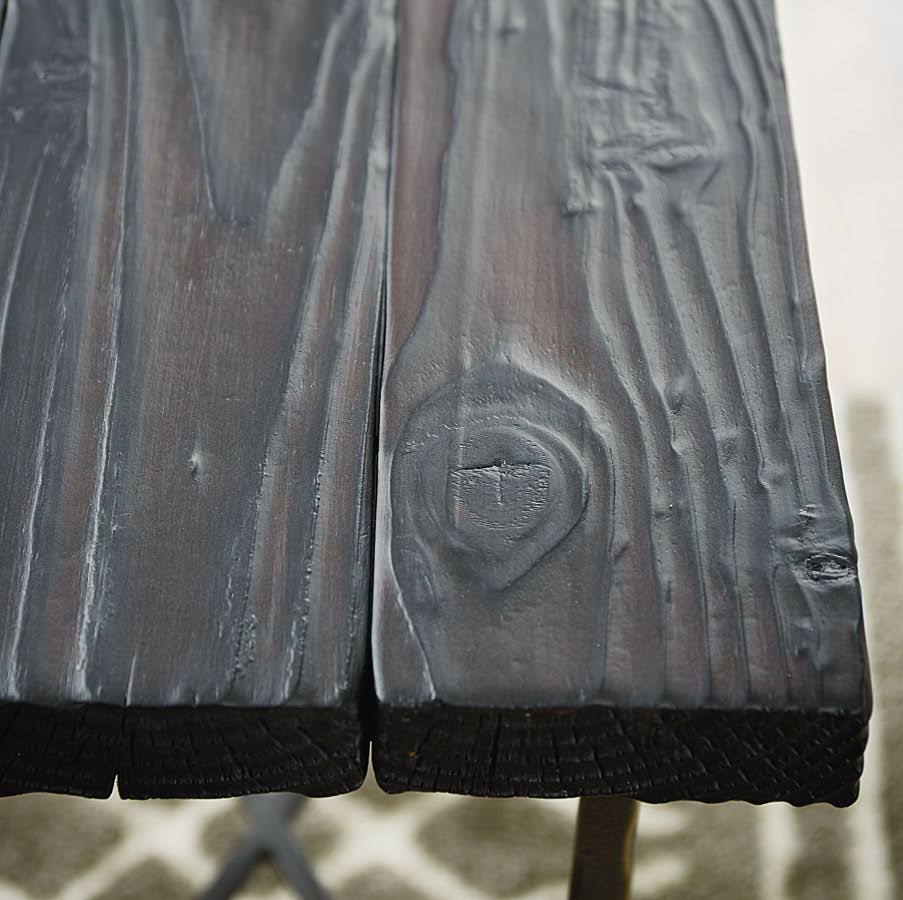 Charred Wood Table Q632655