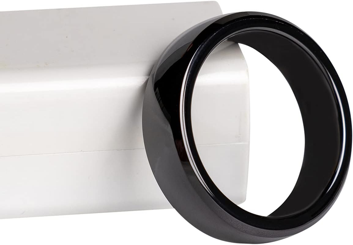 Black RFID NFC Ceramic Ring Key Accessory (22mm) U8140