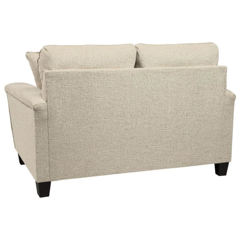 Smoke Gray Fabric Loveseat Q20139