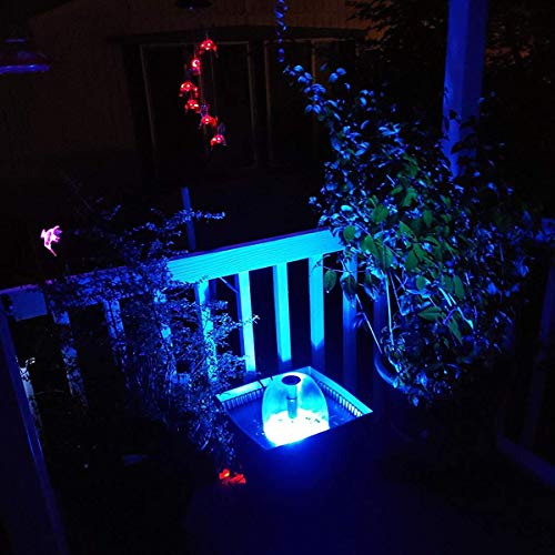 Submersible Pump Fountain with RGB Color Changing Ring 2800L/H L6608