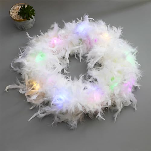 4.4 Yards 40G LED Feather Boa U5146