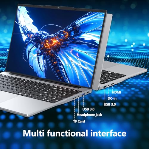15.6 Inch Gaming Laptop, 16GB RAM 1TB SSD N95 Processor FHD IPS 1920 x 1080 L404813