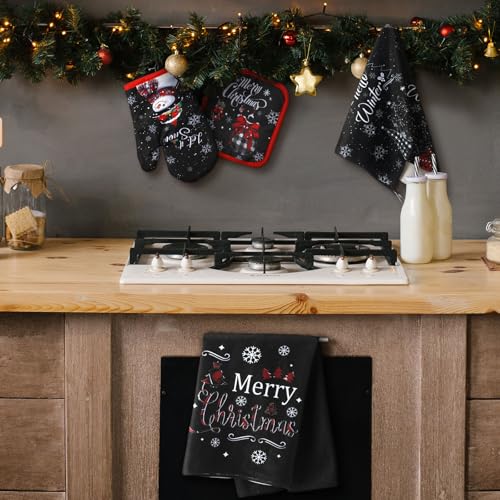 6 Pcs Christmas Kitchen Decor Set S634932