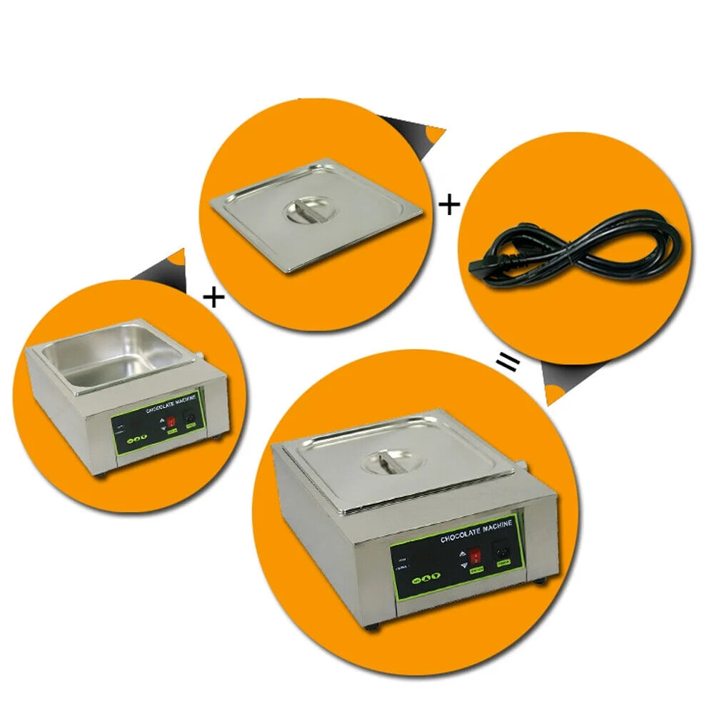 1000W Electric Chocolate Melting Pot Warmer H912