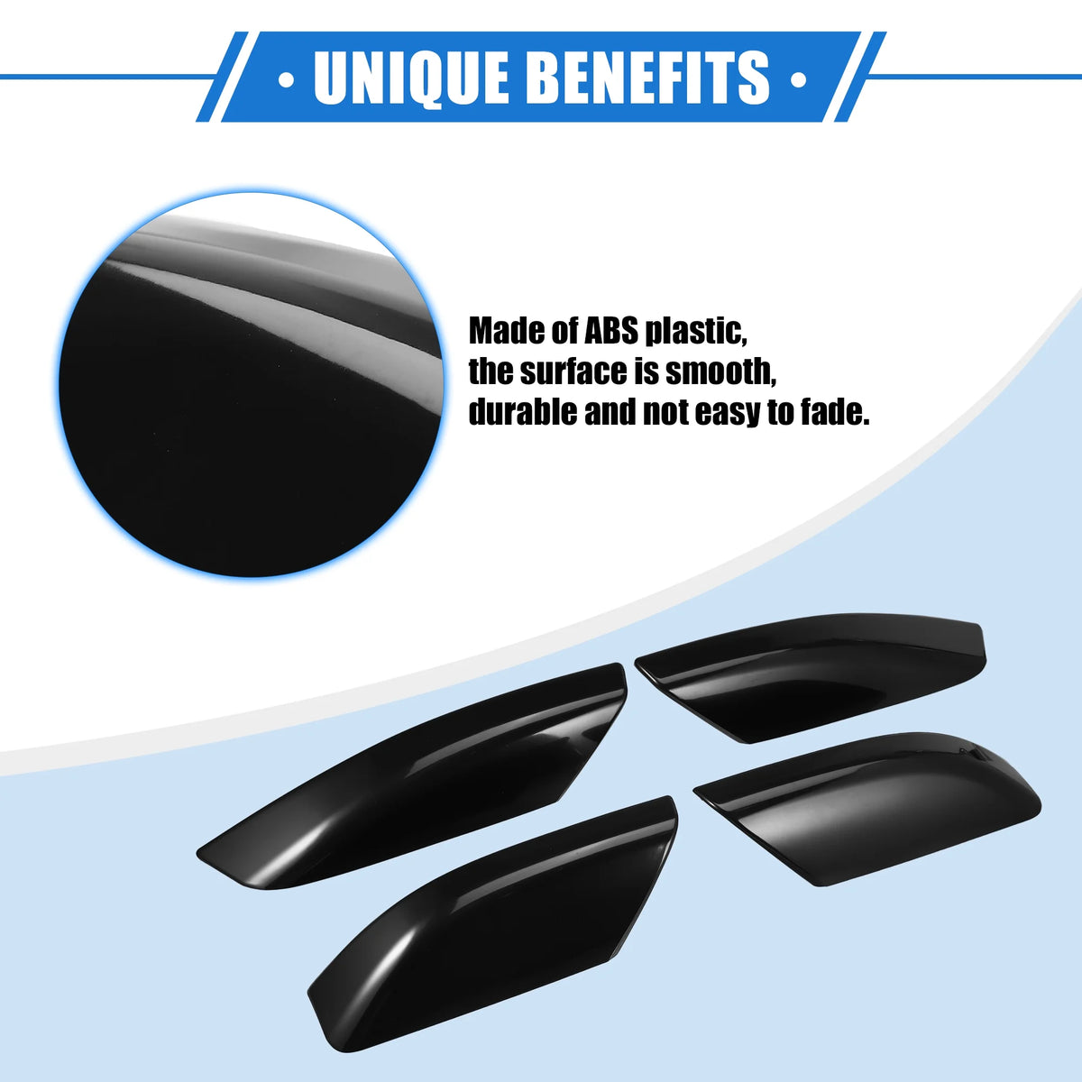 Black Plastic Car Roof Rack End Cover for Toyota 4Runner 2003-2009 K22093