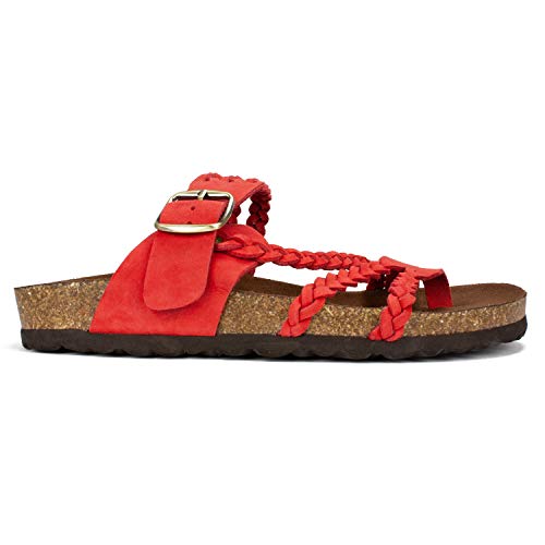 Women's Braided Comfort-Molded Footbed Sandal U905