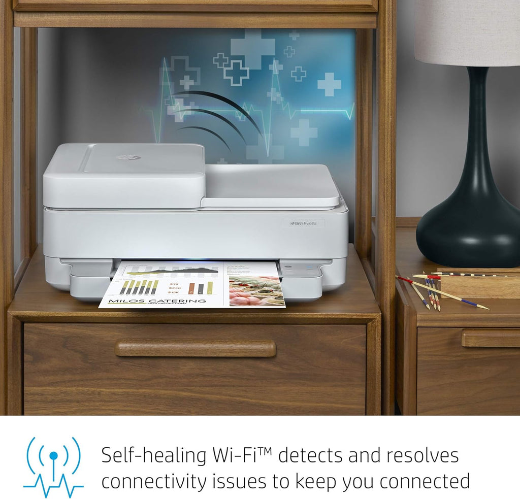 Wireless Inkjet Color Printer with Auto Document Feeder N490