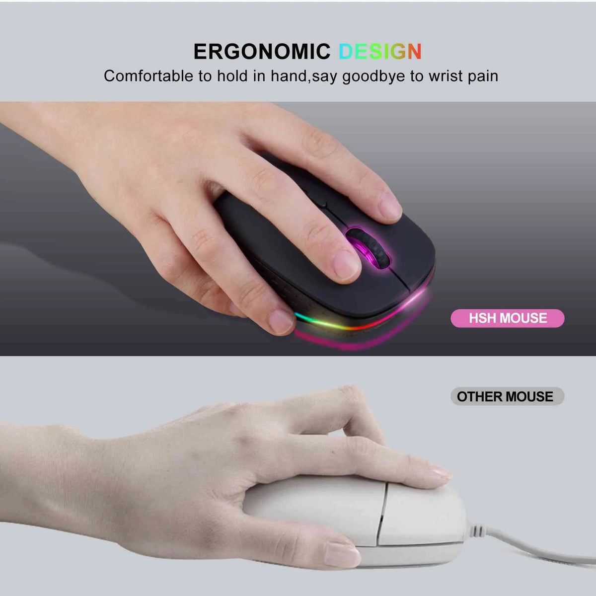 Black Dual-Mode Wireless Mouse D52580