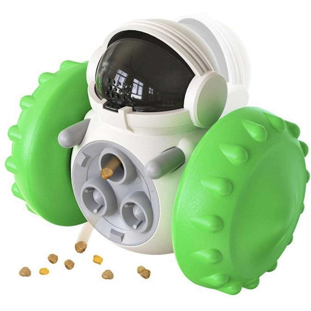 Robot Shaped Treat Dispenser Push Toy U3132