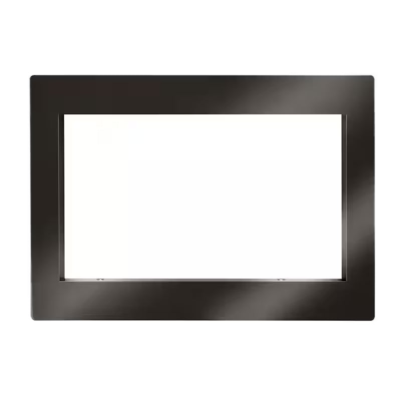 Black Stainless Steel Microwave Trim Kit N1496