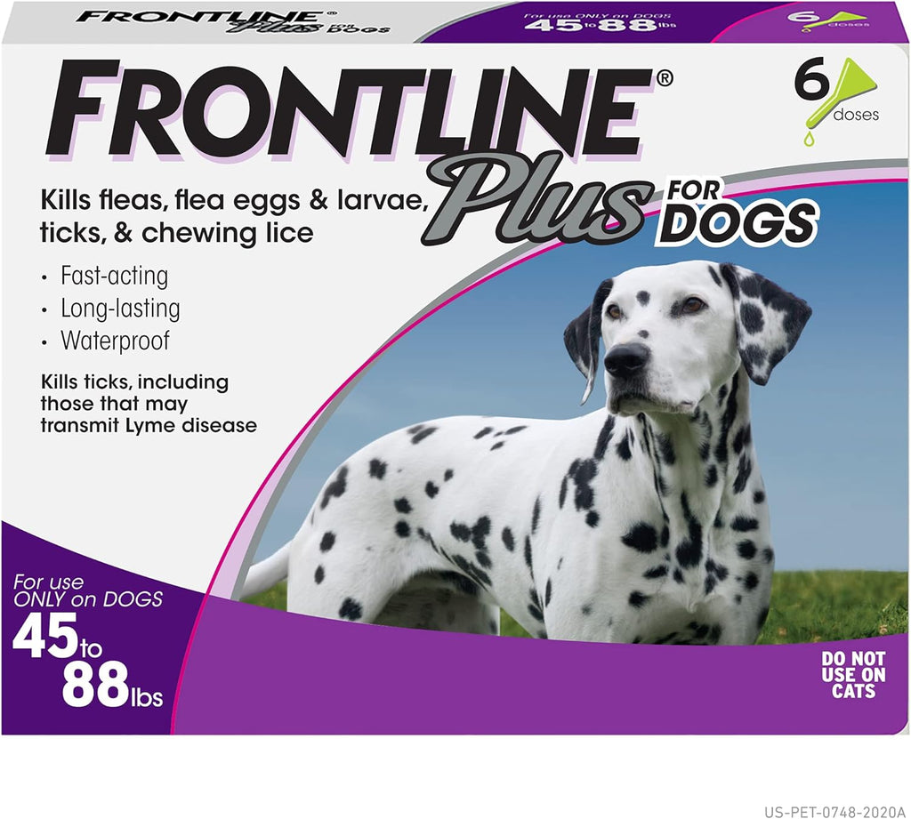 Flea and Tick Treatment for Dogs, 6 Doses, Pack of 2 B40028
