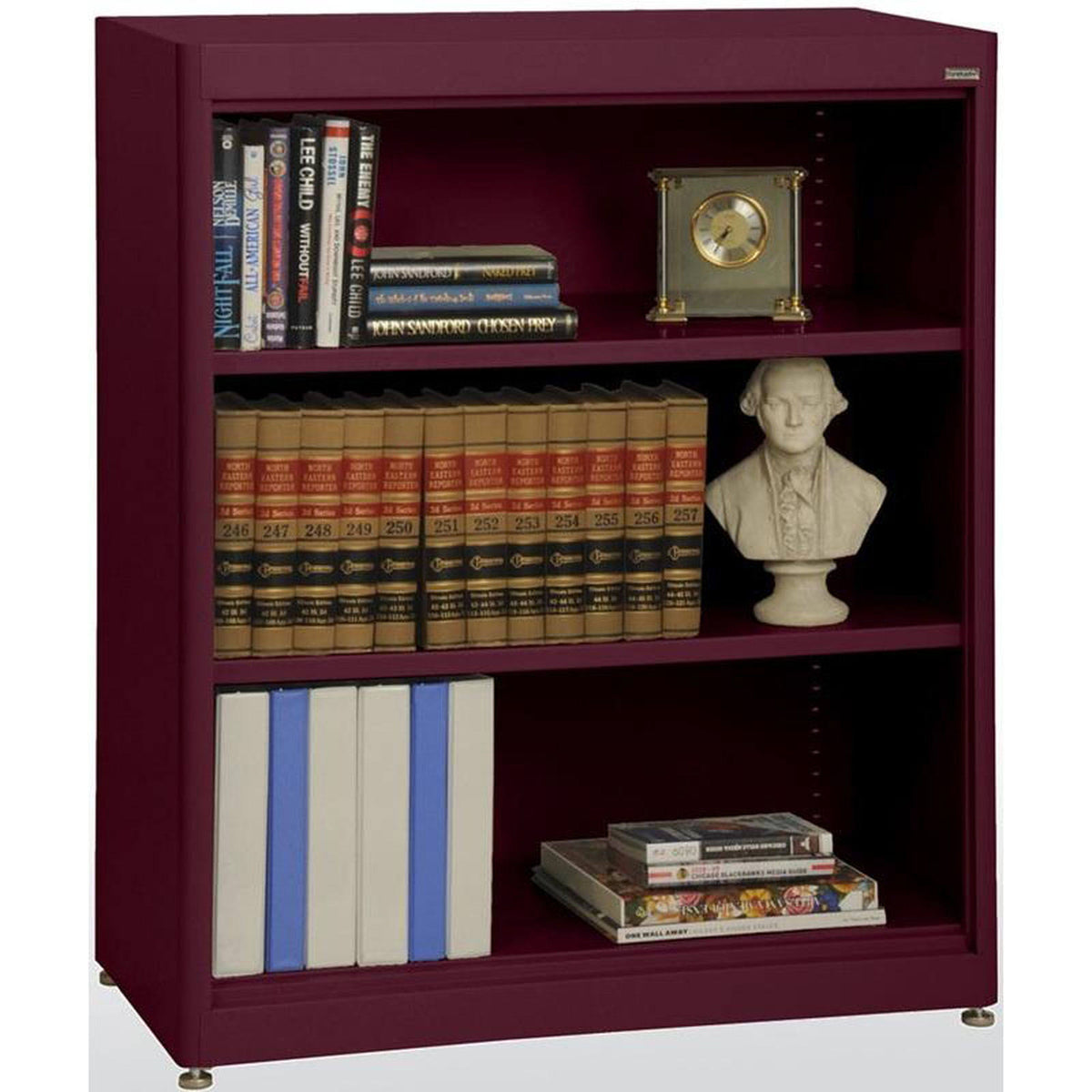 Burgundy Standard Bookcase V690213