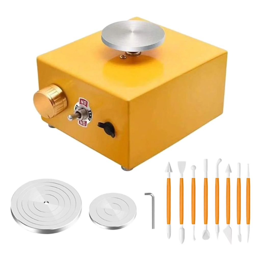 Mini Clay Making Forming Machine with 8 Ceramic Shaping Tools D933