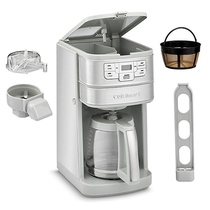 12-Cup Automatic Grind and Brew Coffeemaker, Black/Stainless Steel A50924