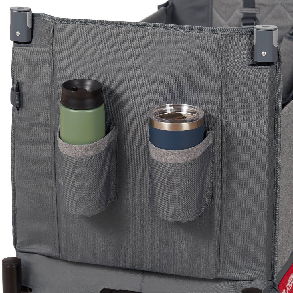 Grey Stroller Wagon with Canopy and Bag B262