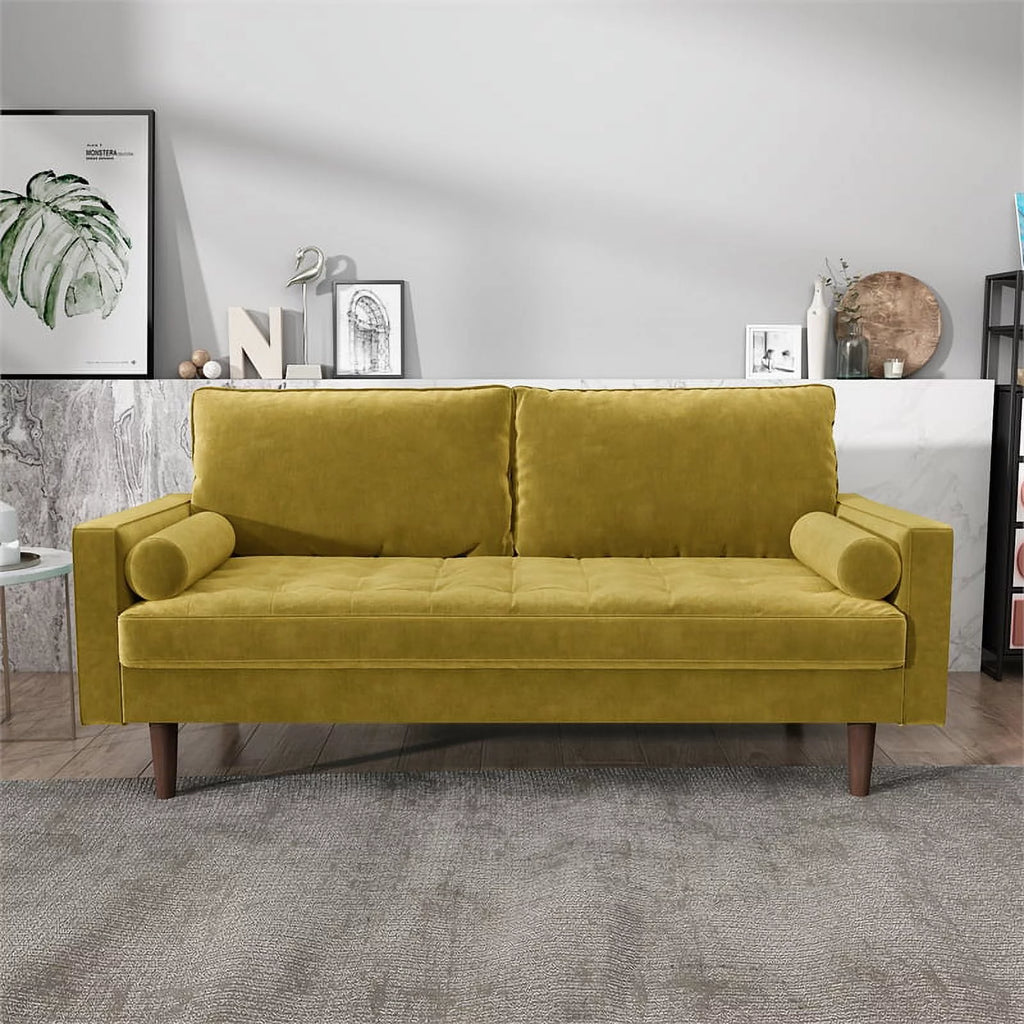 Velvet Living Room Sofa and Loveseat 2 Piece Set U47892