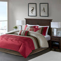 Red California King 7 Piece Comforter Set J41996