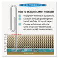 45 x 53 Carpeted Floors Mat with Lip 25 x 12 Beveled Edge U79794