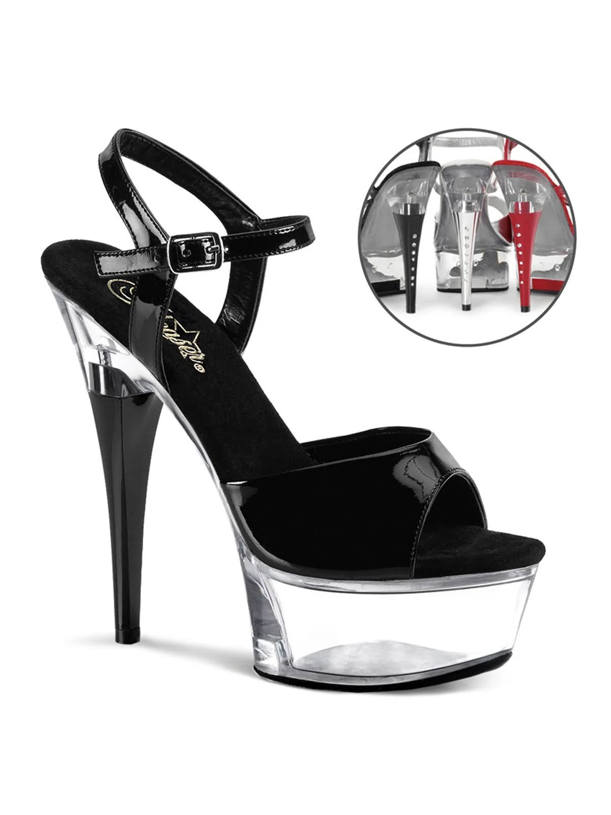Black Patent Shoes L172