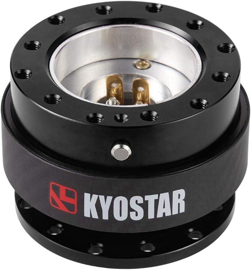 Steering Wheel Quick Release Hub Adapter with Carbon Fiber Ring R164