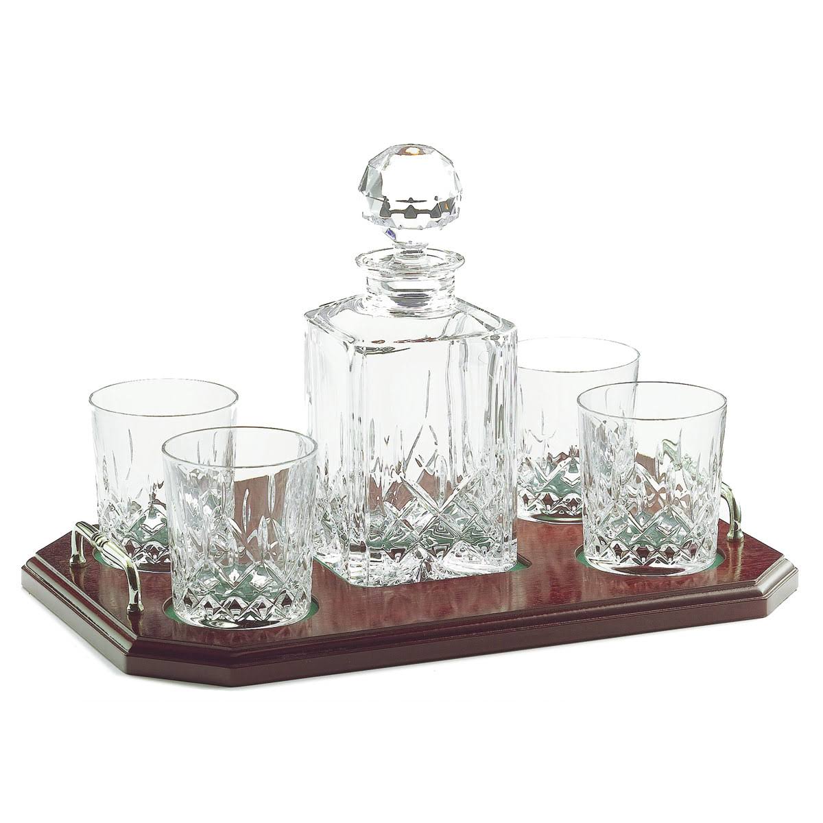 Longford Square Decanter Tray Set S34536