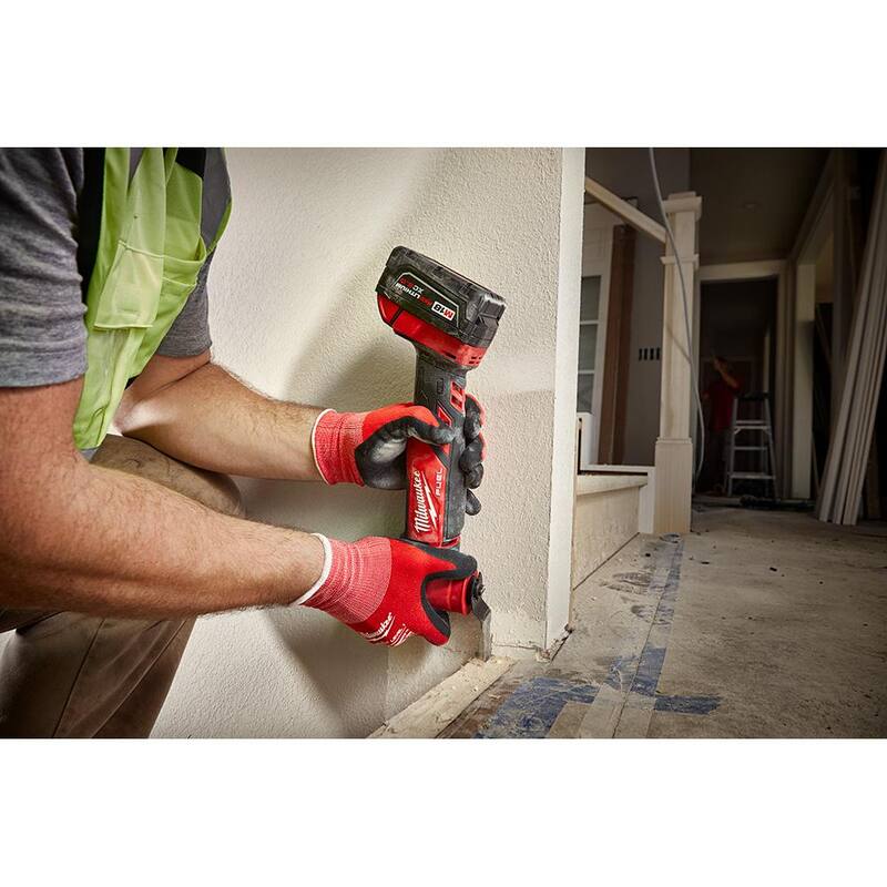 18V Cordless Brushless Oscillating Multi-Tool with Drywall Cut Out Tool (2-Tool) D7919