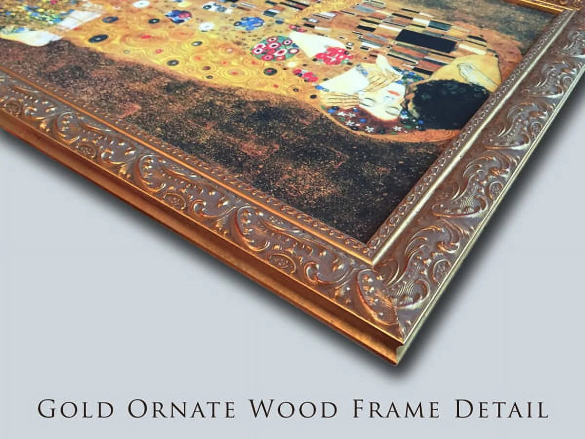 2x Matted 24x16 Gold Ornate Framed Art Print P997949