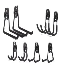 Wall-Mount Storage Hooks 8-Pack H636