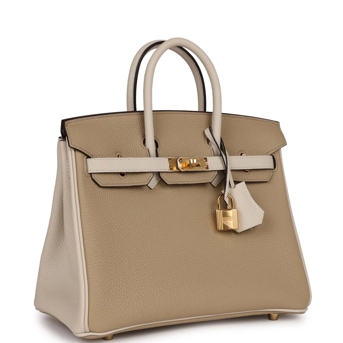 Trench and Beton Togo Leather Bag Z30775