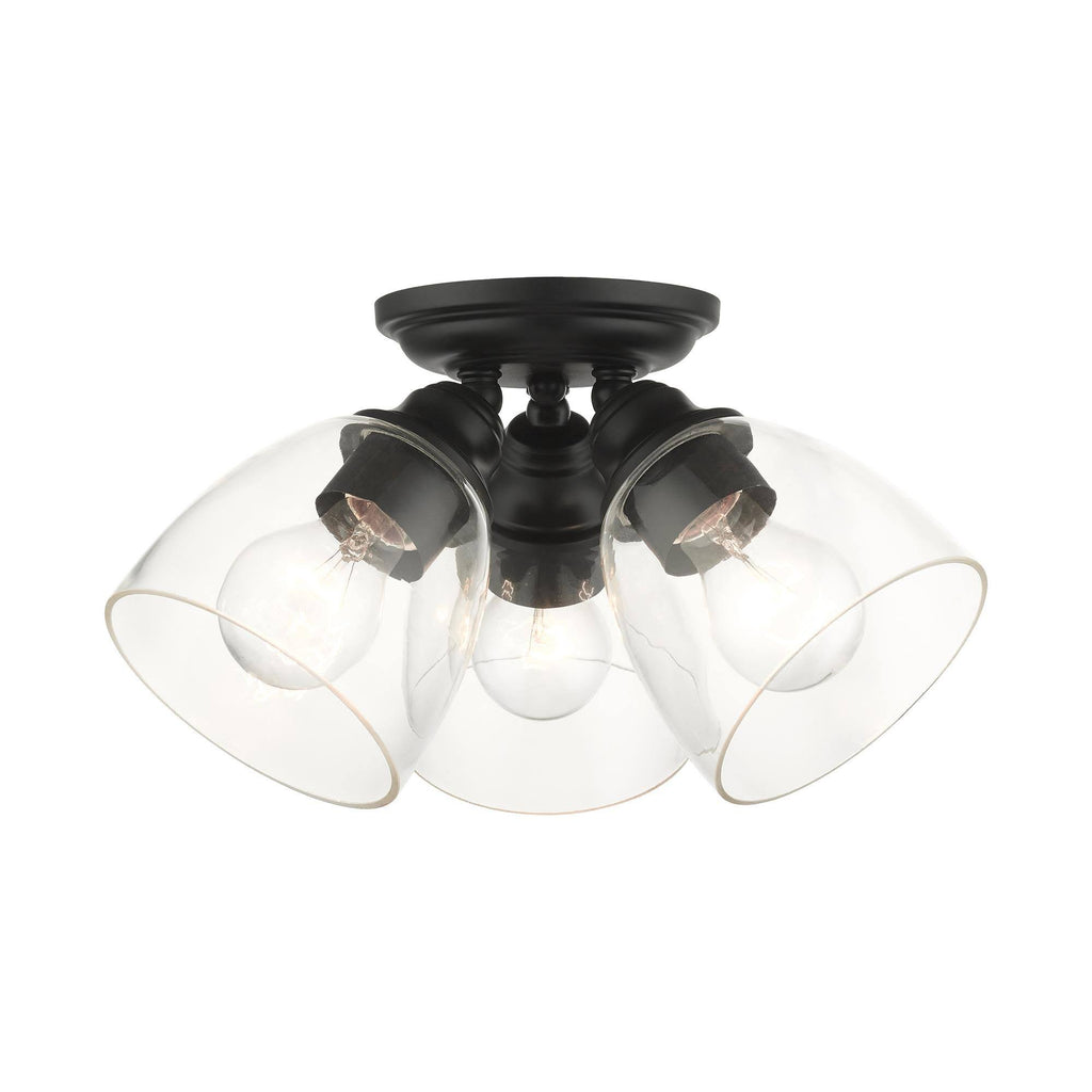 Black Flush Mount Light V663965